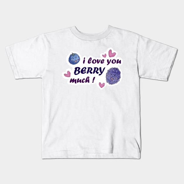 BERRY Kids T-Shirt by sophiamichelle